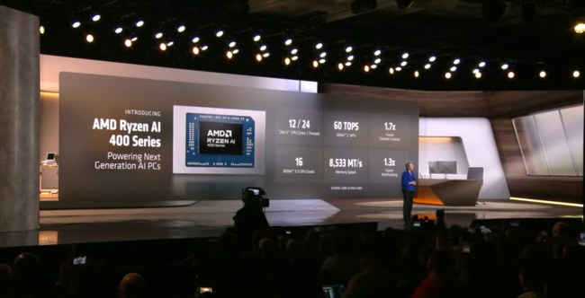 Ryzen AI 400 シリーズ