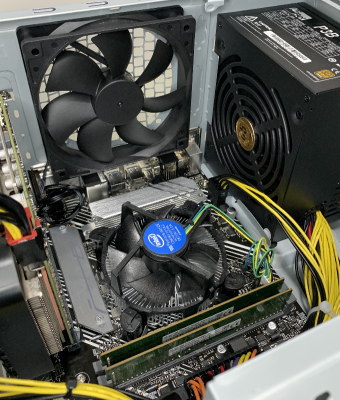ドスパラ デスクトップPC(ミニタワー)CPU周辺