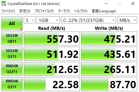 mouse DT5, SSD測定