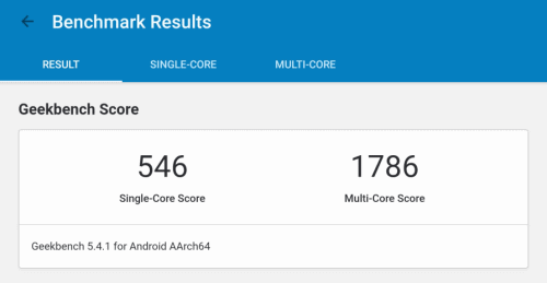 Snapdragon 730G, Geekbench 5