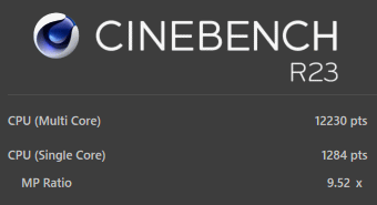 AMD Ryzen 7 3700X, CINEBENCH R23