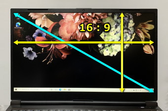 アスペクト比 16:9