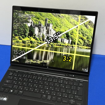 HP Elite Folio モニターのアスペクト比