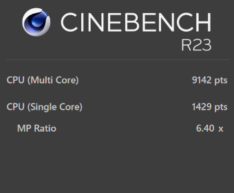 Ryzen 7 5800U, CINEBENCH R23, HP ENVY x360 13-ay