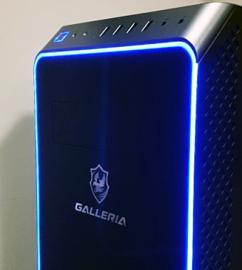 GALLERIA デスクトップケース ゲート型LEDライト