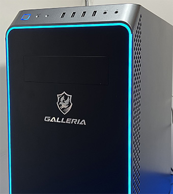 GALLERIA デスクトップケース ゲート型LEDライト