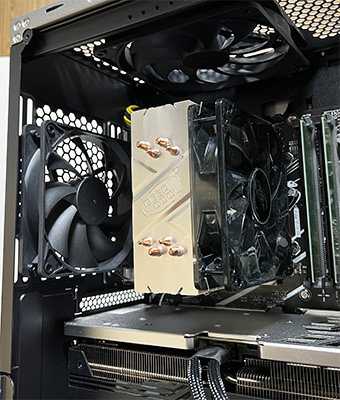 raytrek 4CXFi 第13世代Core搭載(GeForce RTX 4070Ti 搭載型)CPU周辺