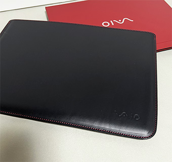 VAIO SX12 専用レザーカバー（バズハウスデザイン）