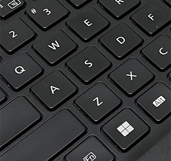 LIFEBOOK UH(WU-X/H1)キー拡大
