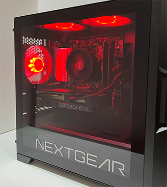 NEXTGEAR LEDケースファン付き 側面後部