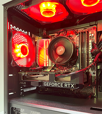 NEXTGEAR(2023)LEDケースファン付き CPU周辺