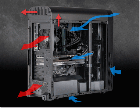 マウス DAIV FXケース エアフロー