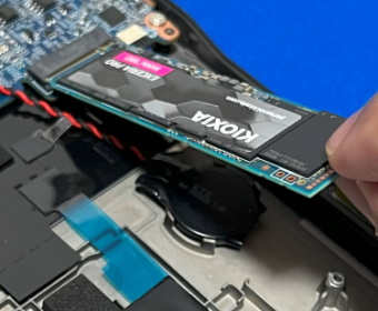THIRDWAVE DX-M7L, NVMe SSD の増設(差し込み)