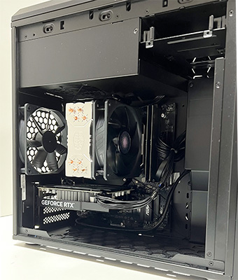 G-Tune DG-A5G60(Ryzen 5 9600X 搭載)ケース内後部