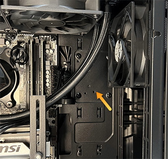 NEXTGEAR SSD取付部(表)